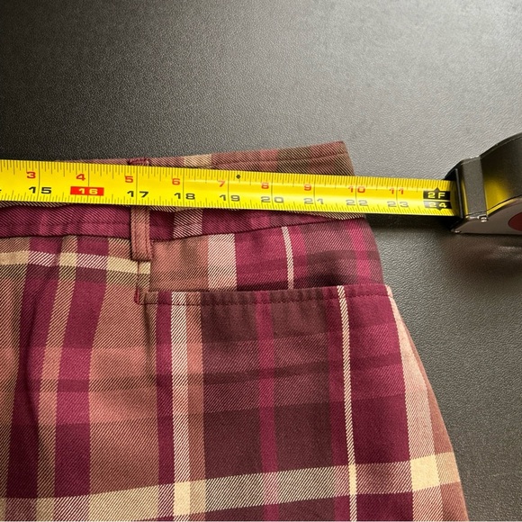 Women’s 20 Plaid Skirt Flat‎ Front Pockets Preppy Academia Gothic Grunge Punk - Picture 7 of 12